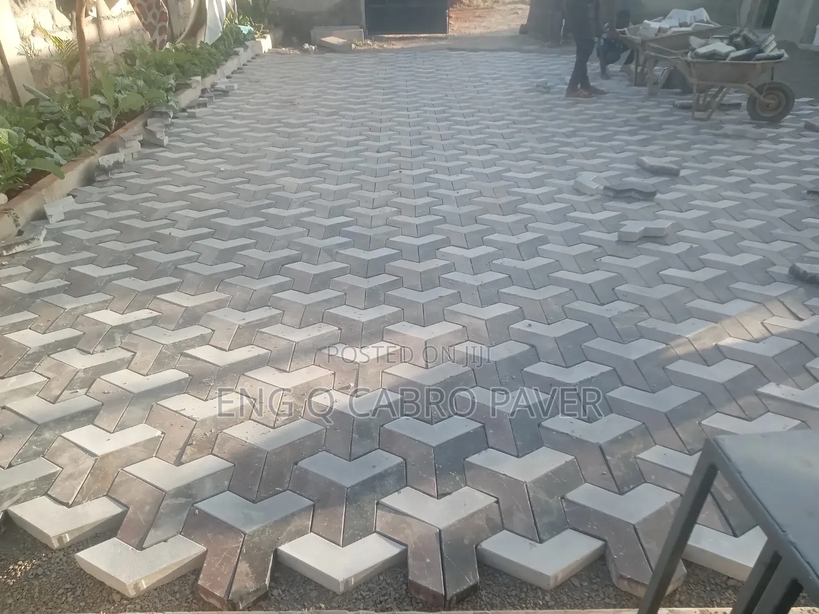 Construction Technical Ground Preparation Cabro Installation Polish