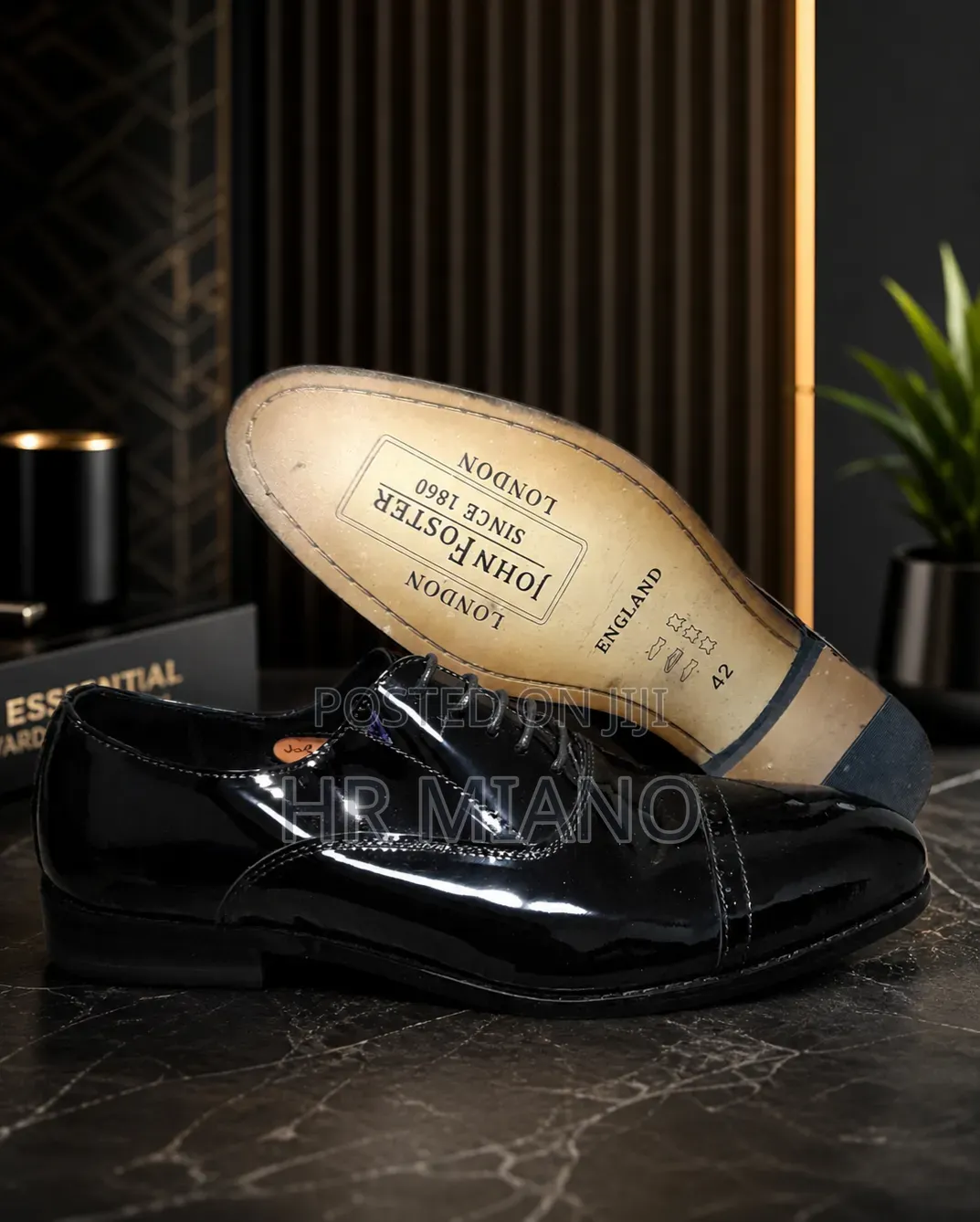 Brand New John Foster Wetlook Shoes