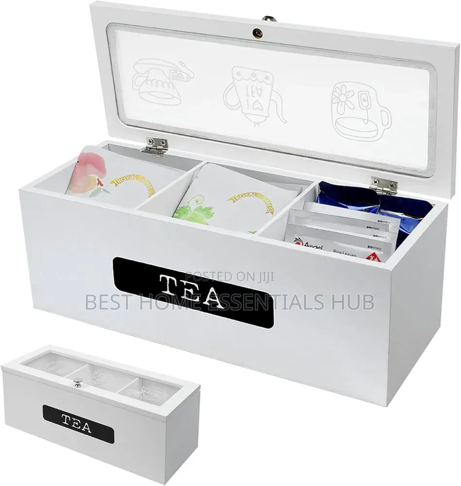 3 Compartment Tea Bag Organizer