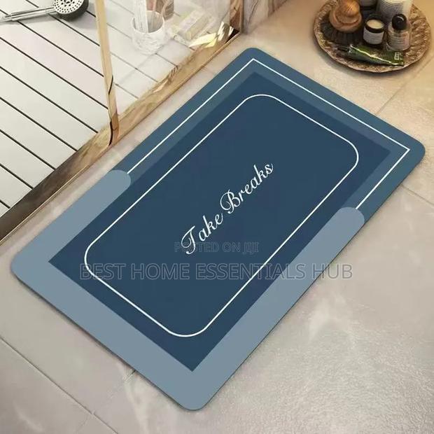 Rectangular Absorbent Bathroom Mat 50x80cm - thumbnail 2