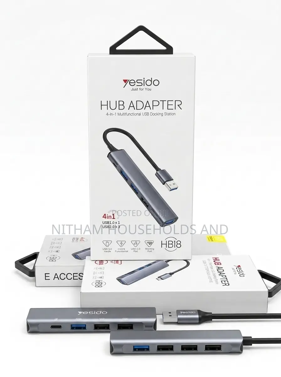 Yesido Hb18 4-in-1 Multifunctional USB Docking Station