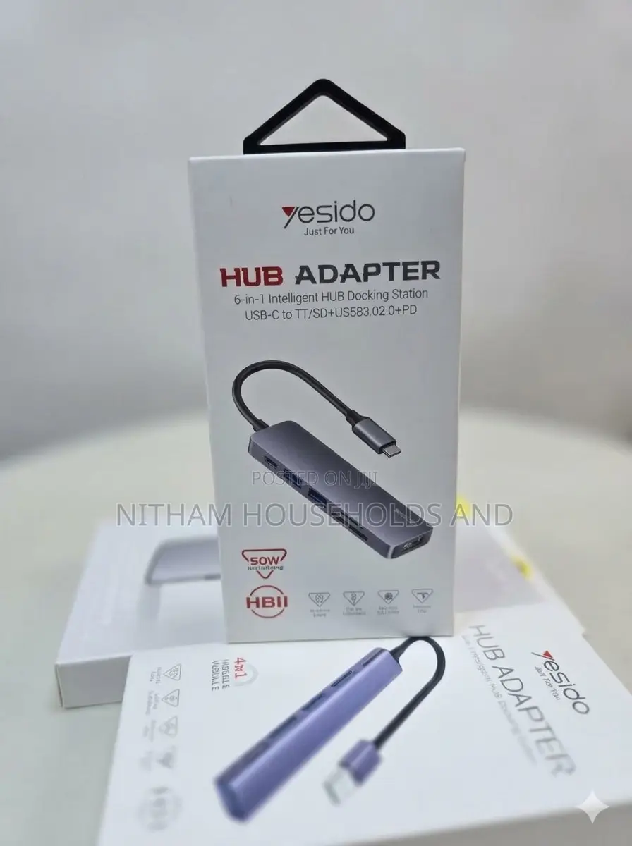 Yesido Hb11 6-in-1 Intelligent Hub Docking Station.