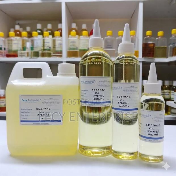 Sesame Oil - (100% Pure)
Natural Organic Cold-Pressed Oil