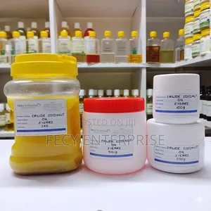 Crude Coconut Oil - (100% Pure) Natural Organic Cold-Pressed Oil