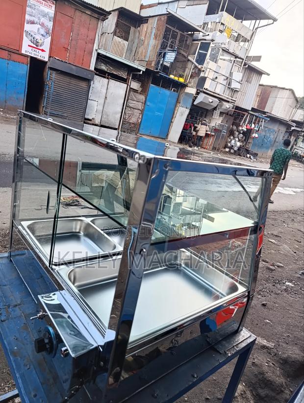 Big Sizes Stainless Food Display Unit - main view