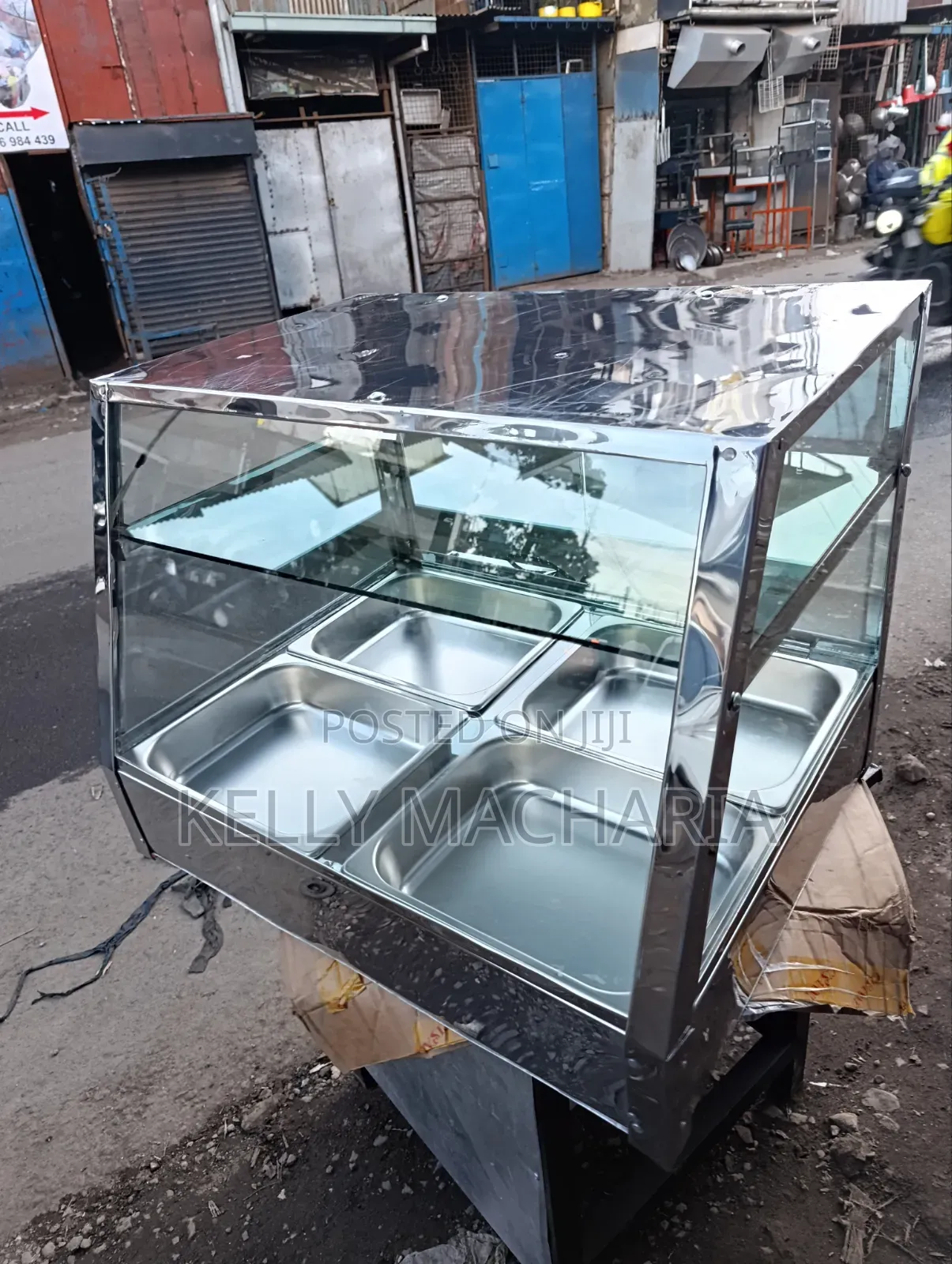 Big Sizes Stainless Food Display Unit
