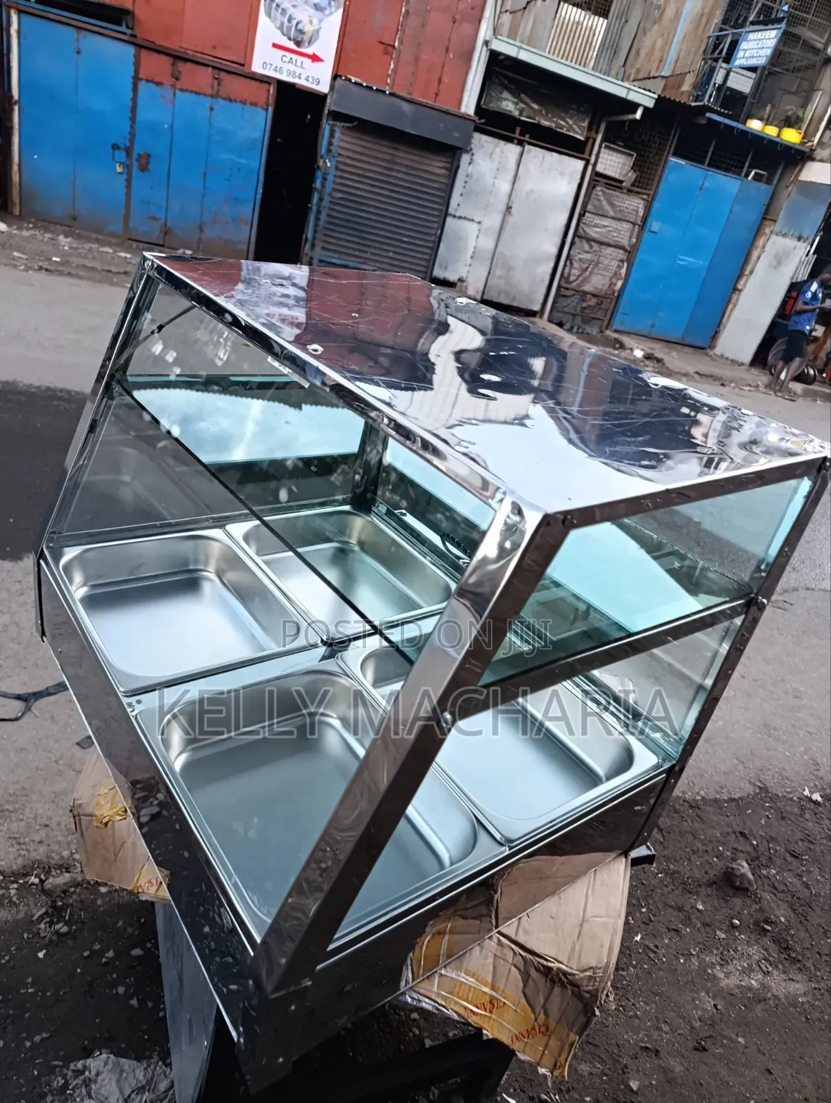 Big Sizes Stainless Food Display Unit