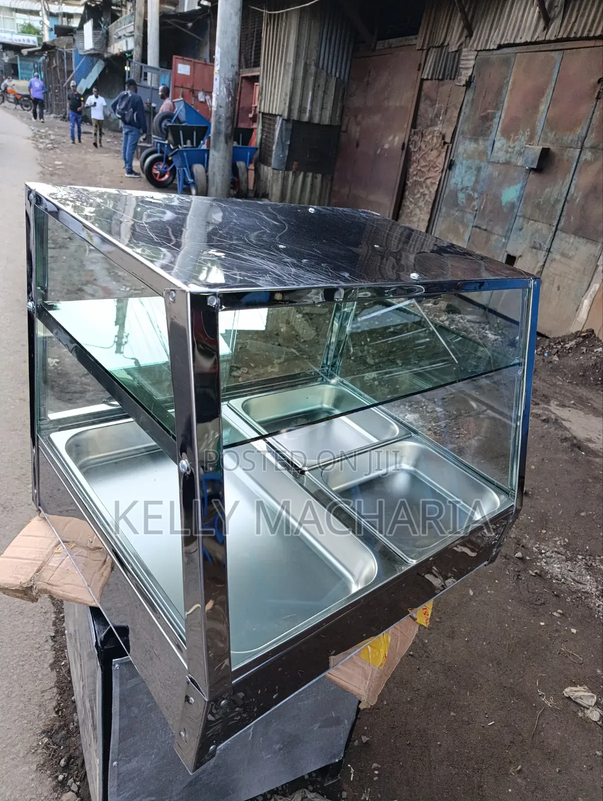 Big Sizes Stainless Food Display Unit