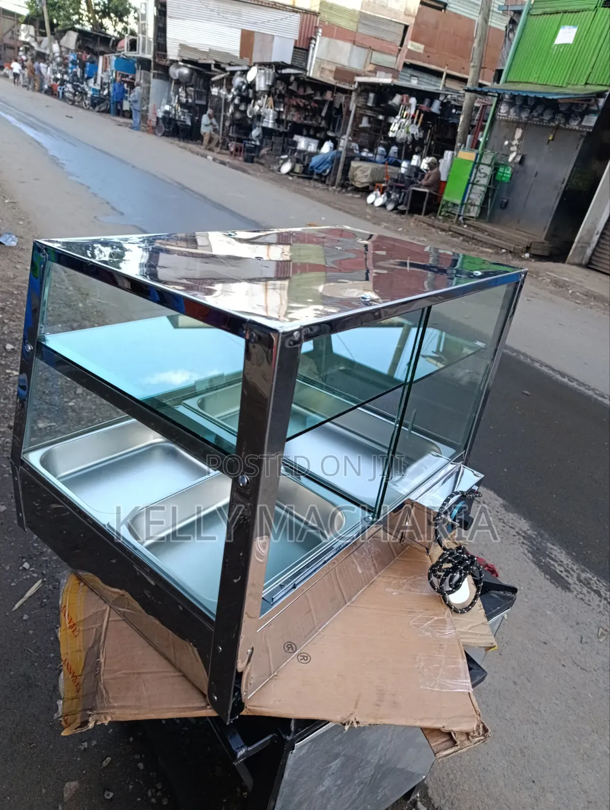 Big Sizes Stainless Food Display Unit