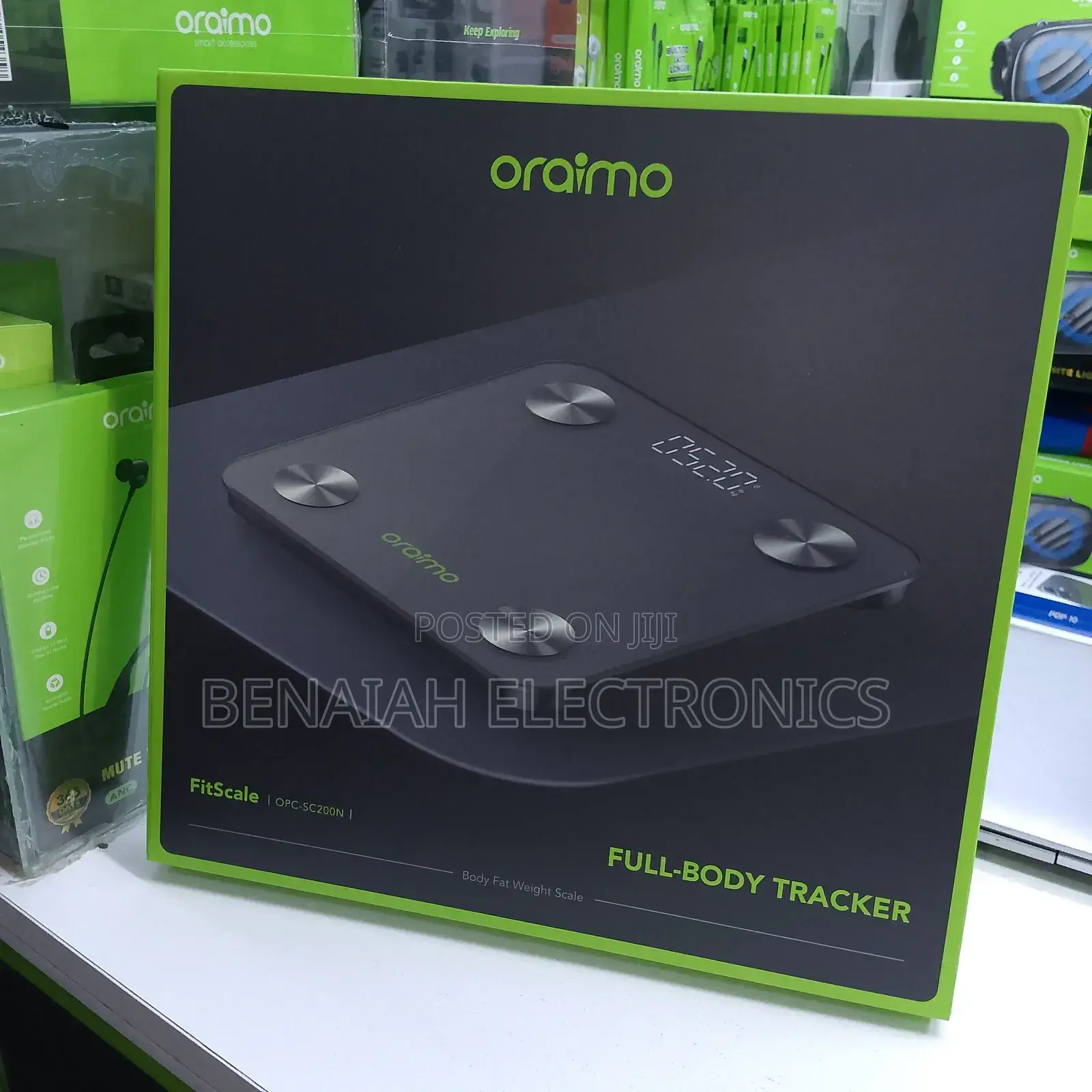 Oraimo Personal Weighing Scale,Data Sync With App