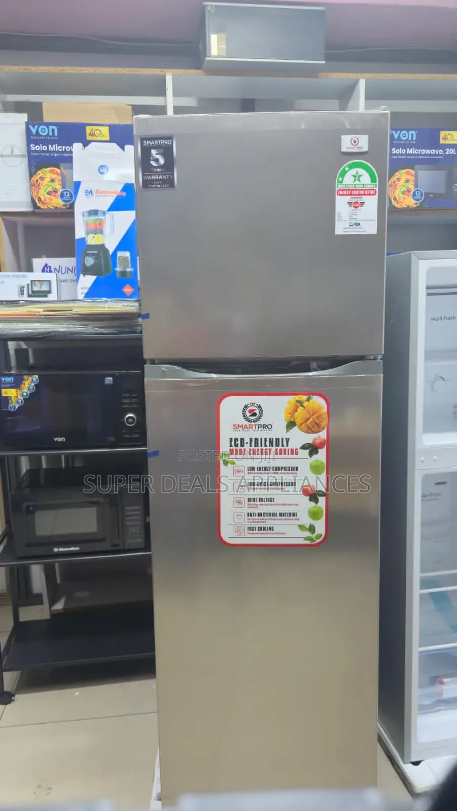 Smartpro Refrigerator : *Sfr 325-Dt-I:255l