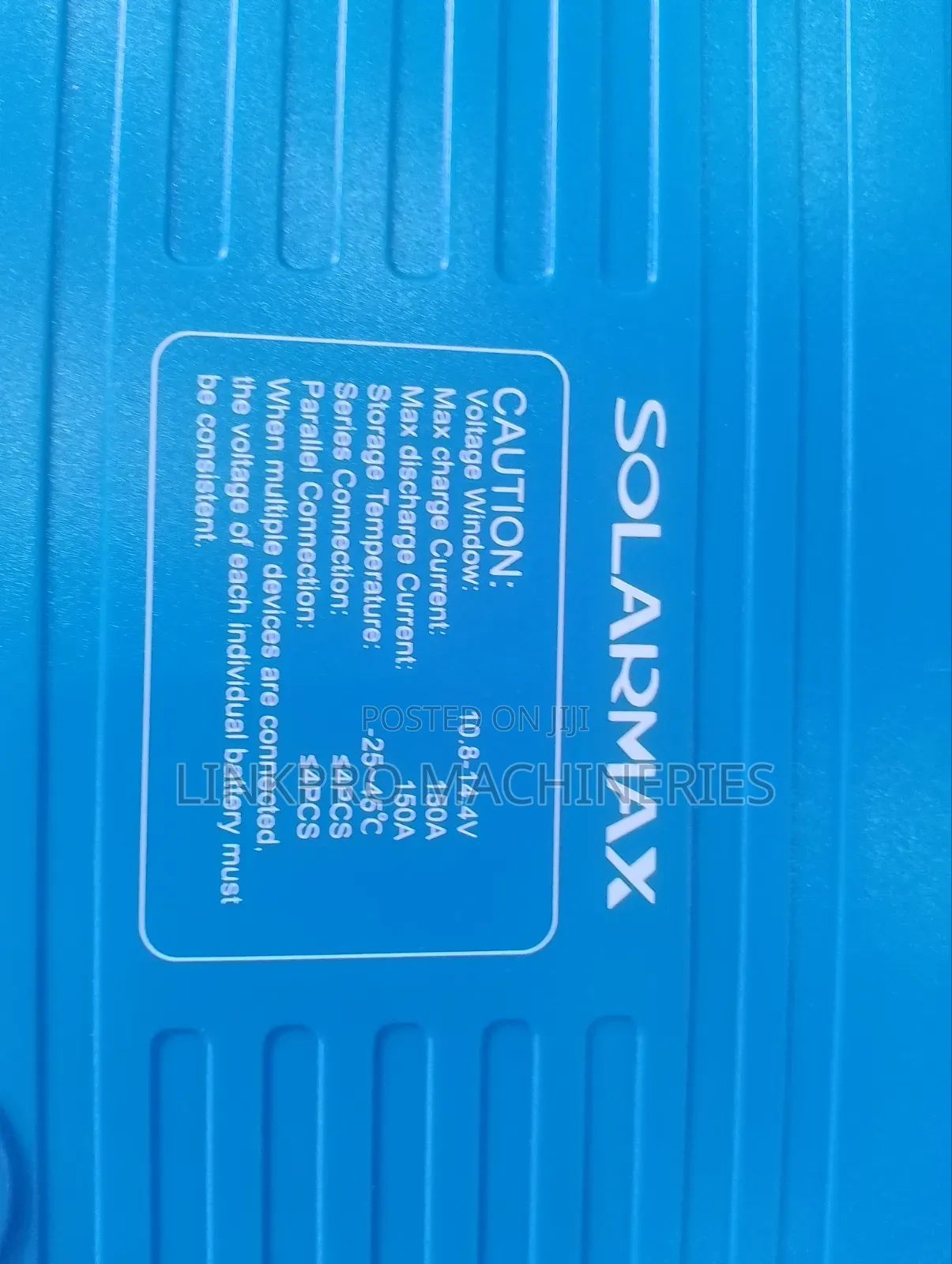 300ah 12v Solarmax Lithium Battery
