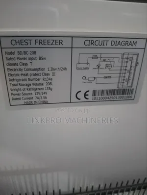 208 Litres Dc Class a Chest Freezer
