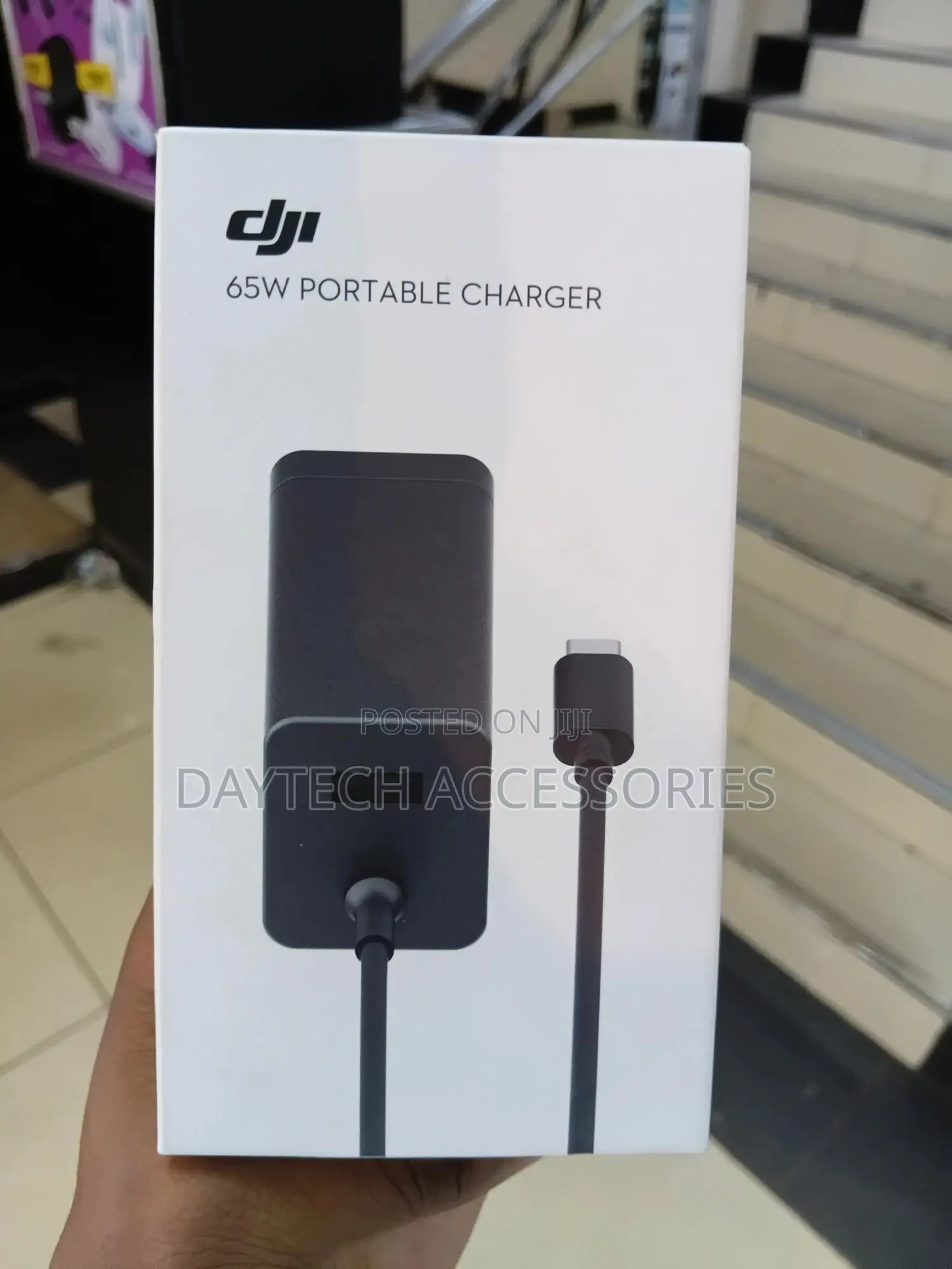 Dji 65w Portable Charger With Cable for Mavic 3,Air 3 and Avata.