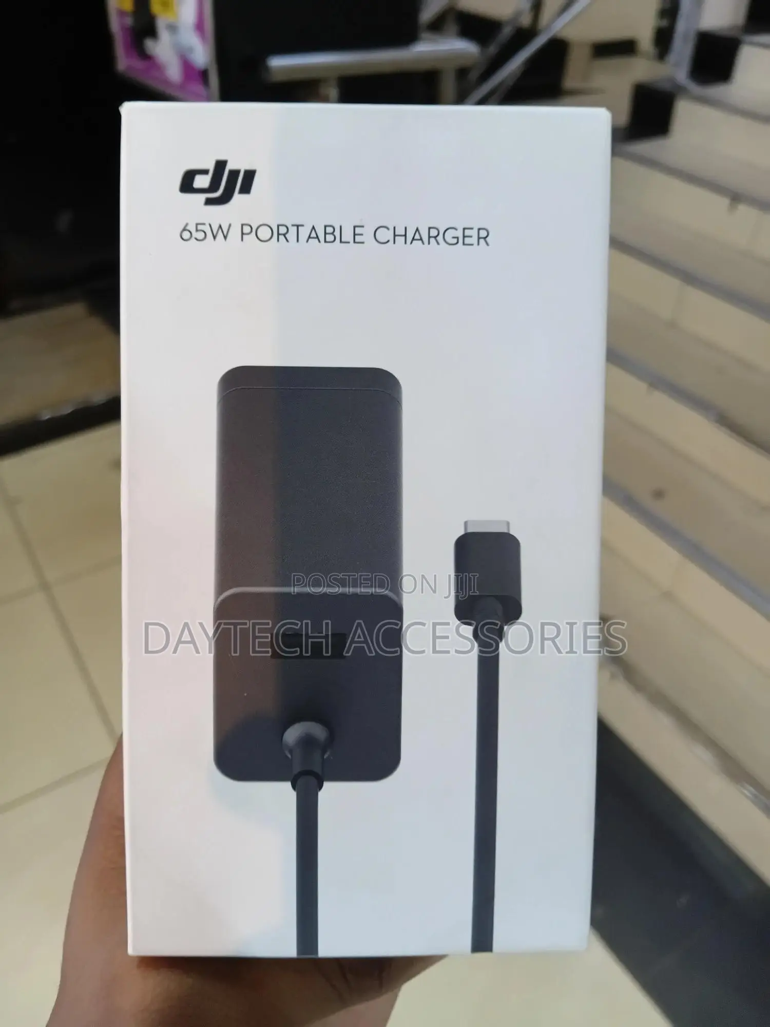 Dji 65w Portable Charger With Cable for Mavic 3,Air 3 and Avata.