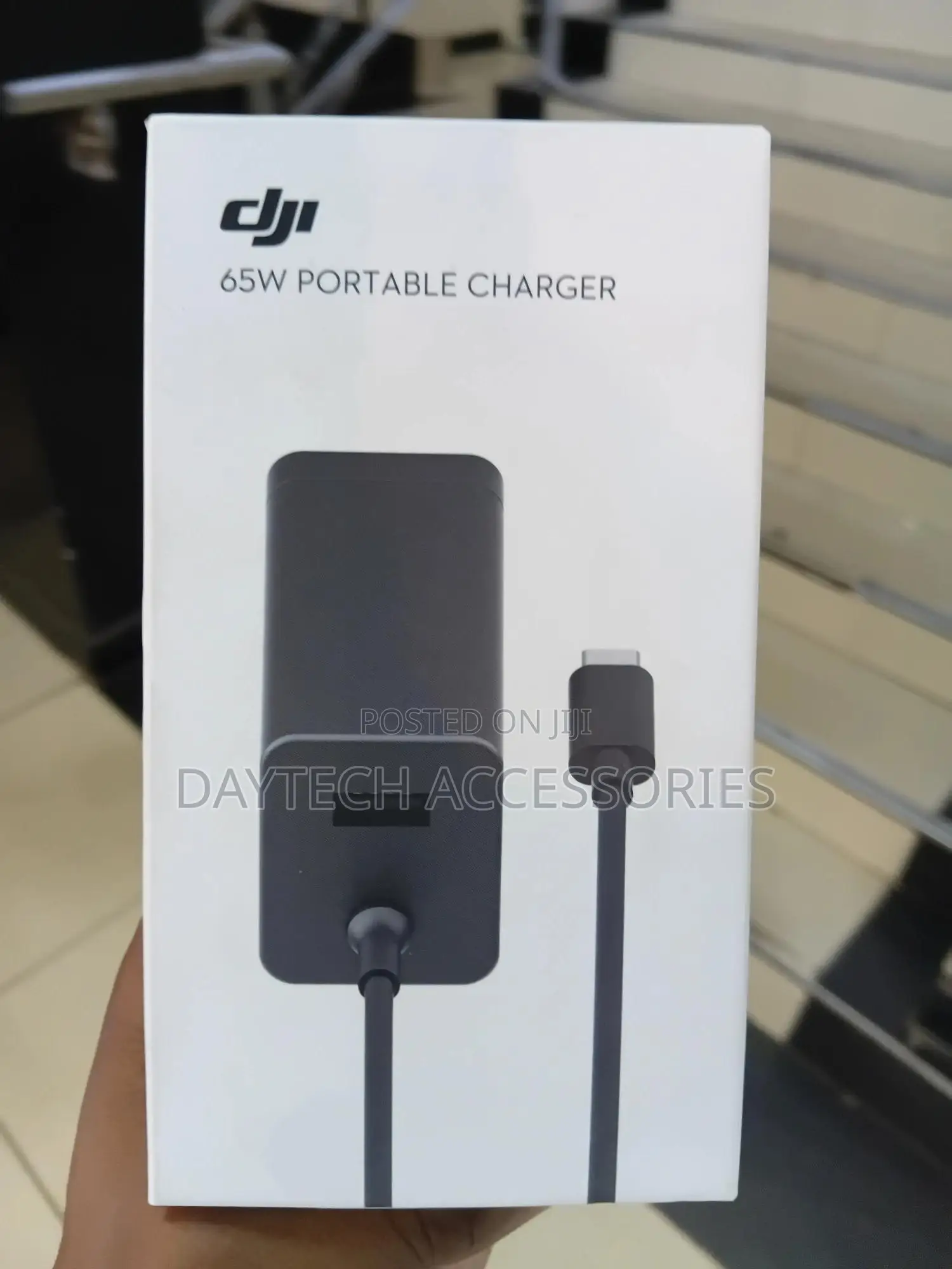 Dji 65w Portable Charger With Cable for Mavic 3,Air 3 and Avata.