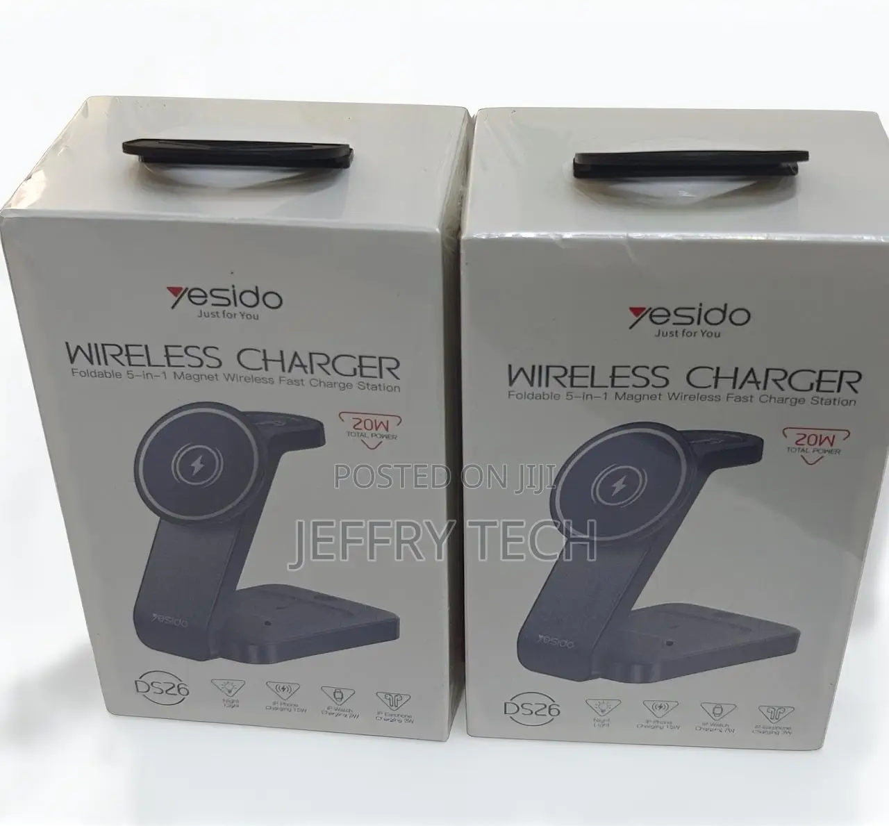 Yesido Ds26 Foldable 5 in 1 Magnetic Wireless Charger With 20w Fast
