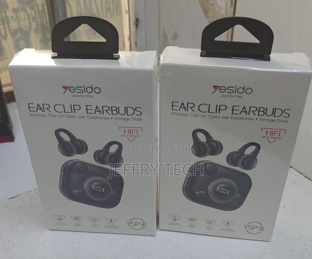 Yesido Ysp31 Clip-on Open Ear Ows Wireless Bluetooth Earphones(Black)