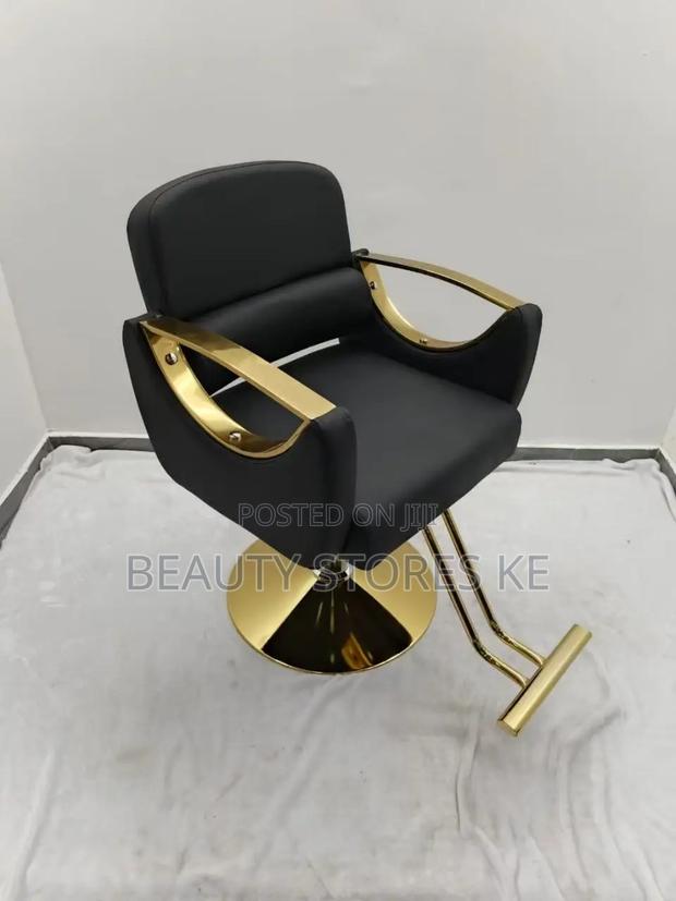Styling Chairs for Salon With Gold