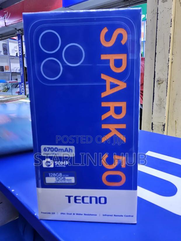 New Tecno Spark 50 128 GB Black