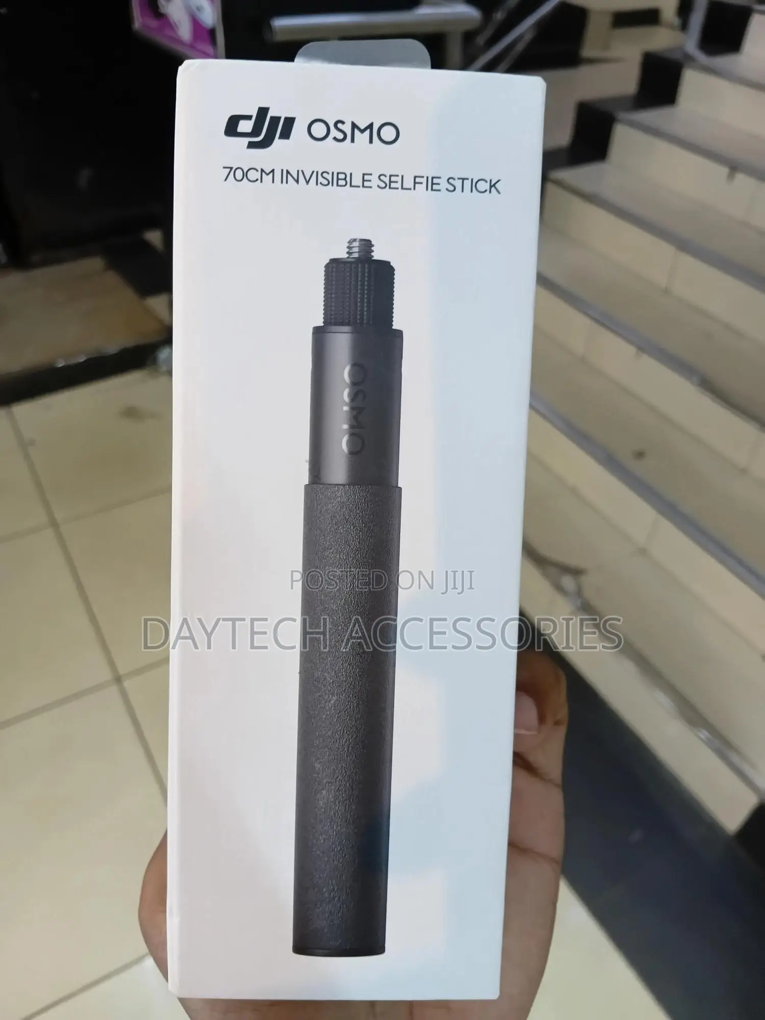 This Is a Dji Osmo 70cm Long Invisible Selfie Stick.