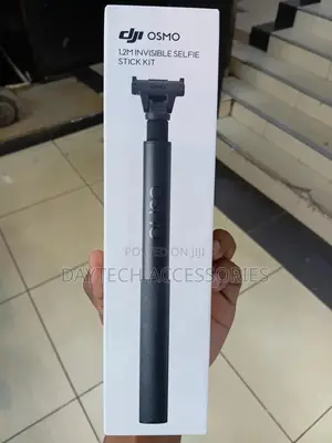 This Is a Dji Osmo 1.2m Invisible Selfie Stick Kit in Black.