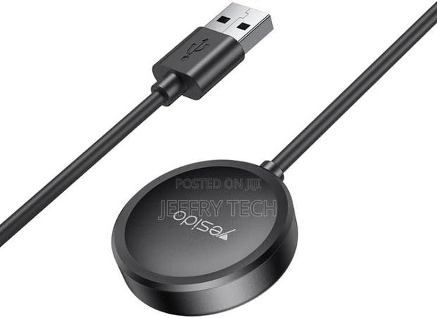 Yesido Ca161 Usb-a Samsung Watch Charging Cable, 1m Black - thumbnail 2