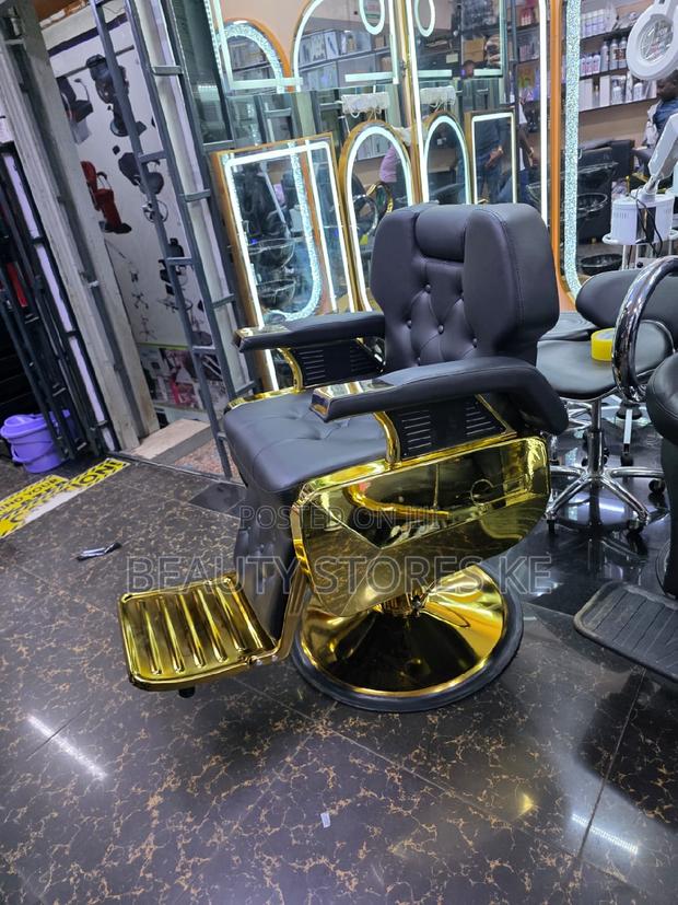 Gold Jumbo Barber Seat
