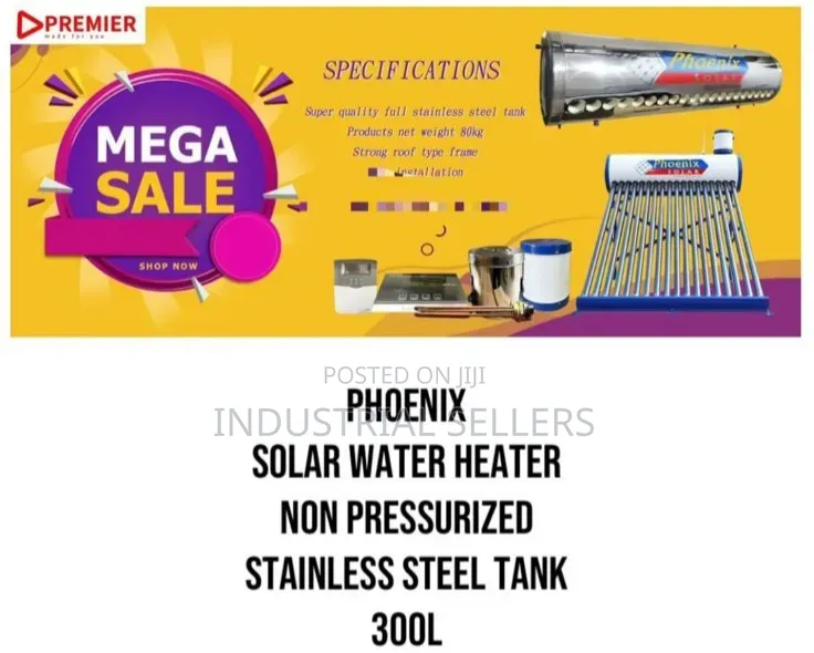Powerful 300l Solar Water Heater