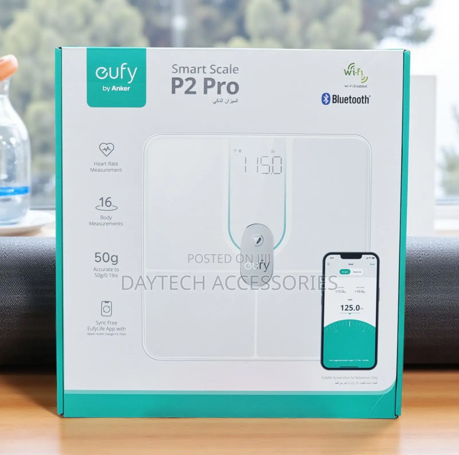 Anker Eufy P2 Pro Smart Scale Wi-fi And Bluetooth Enabled