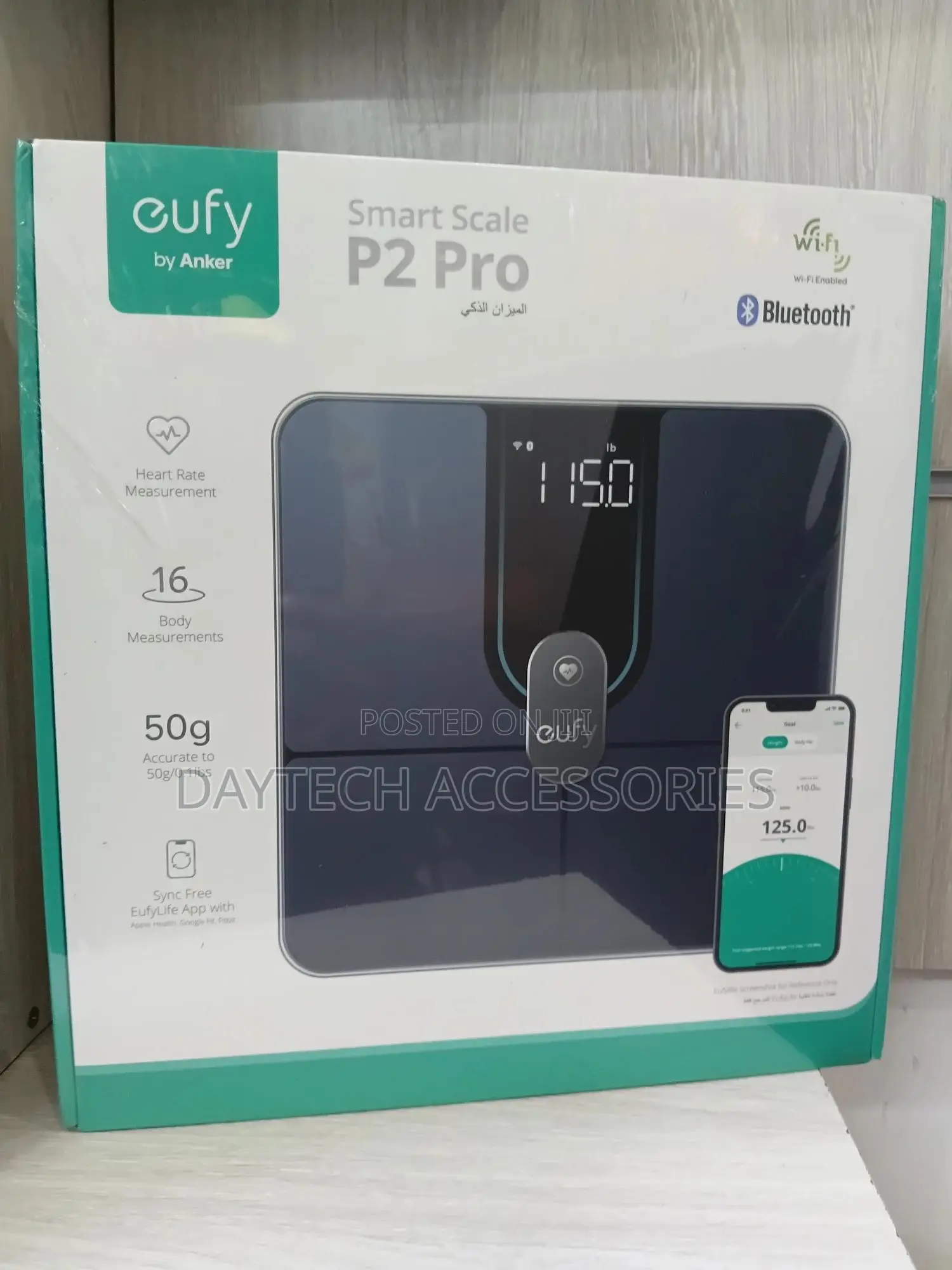 Anker - Eufy Smart Scale P2 Pro - Black