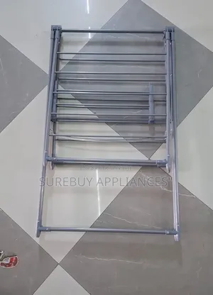 Adjustable Portable Garment Rack Steel Frame Clothes Hanger Stand
