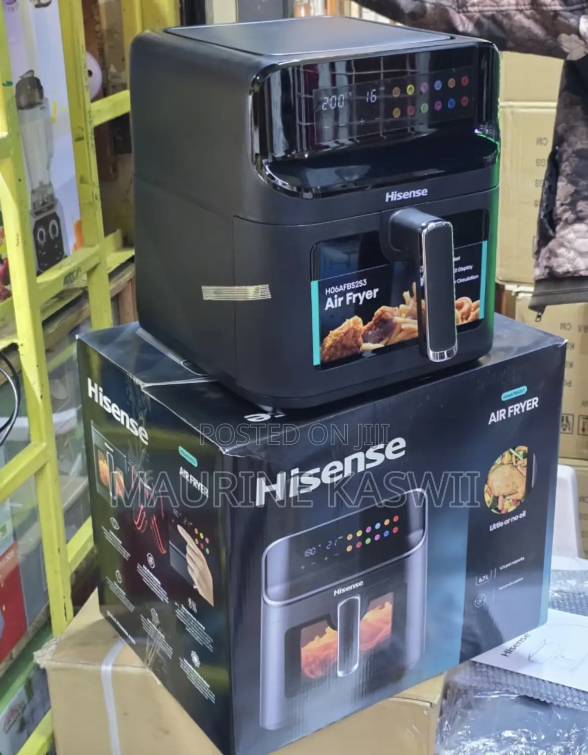 Hisense Air Fryer 6.7liters Single Basket (2 Years Warranty