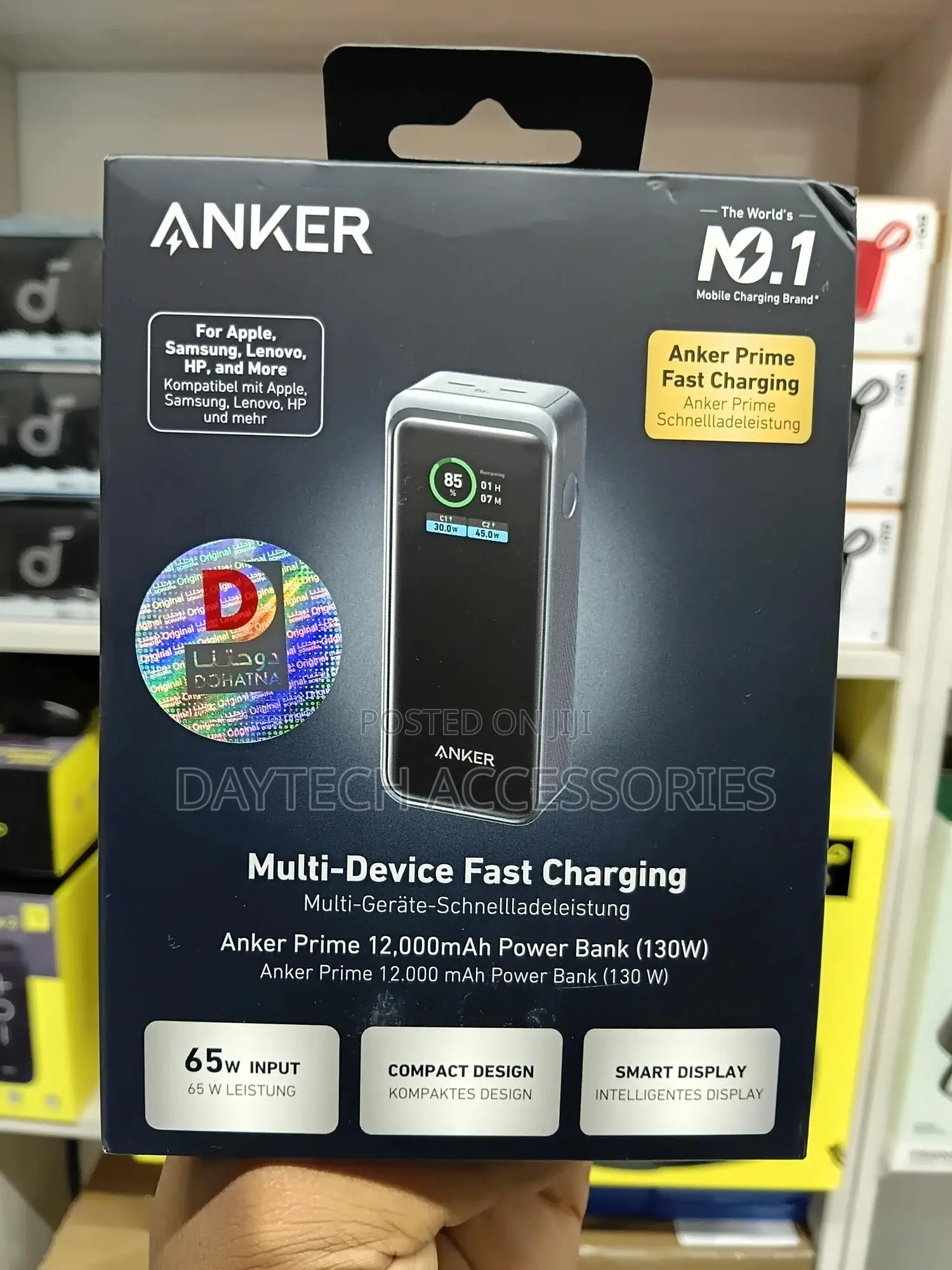 Anker Prime 12,000mah Power Bank (130w)