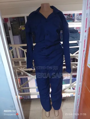 Navy Blue Plain Overall
