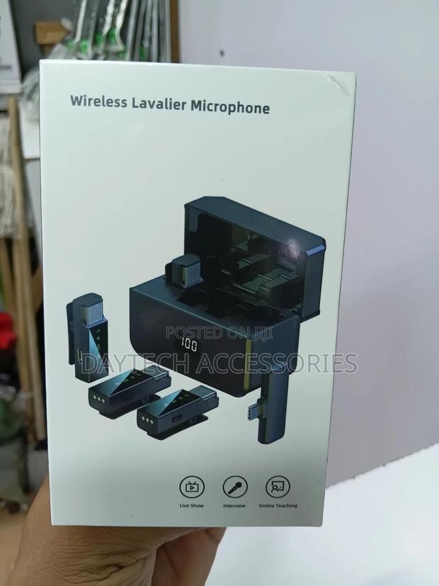 Zerfun 4-in-1 Wireless Lavalier Microphone System With a Charging Case - thumbnail 2