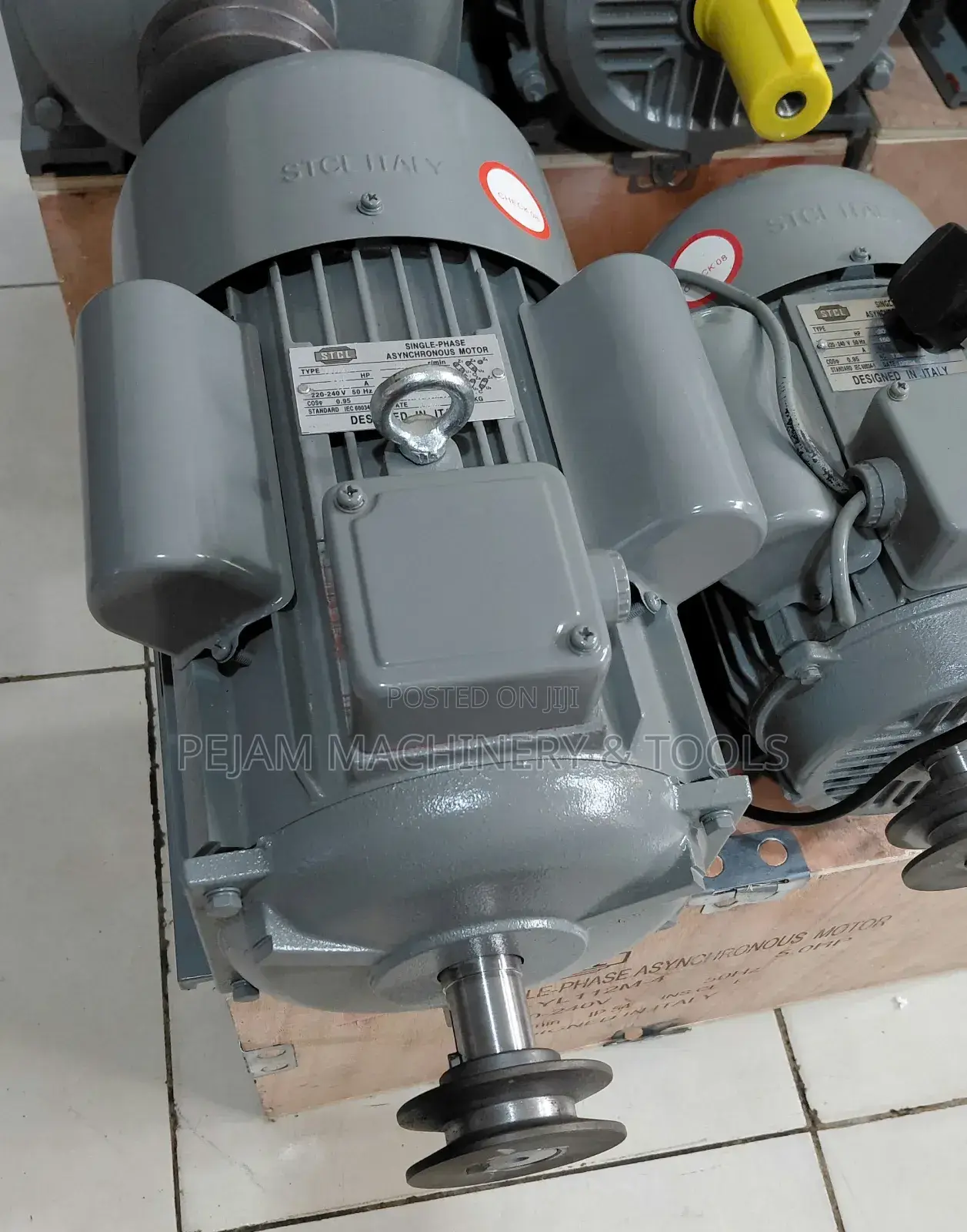 Yl112m-4 STCL 5hp Single Phase 1450rpm Low Speed Copper With Pulley