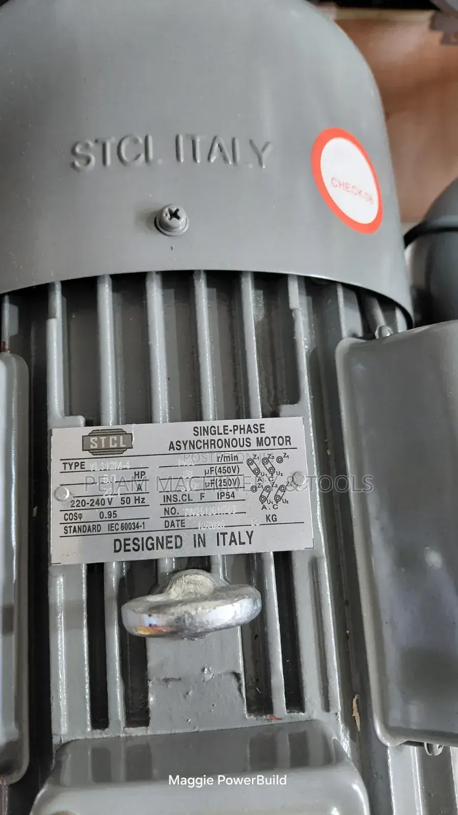 Yl112m-4 STCL 5hp Single Phase 1450rpm Low Speed Copper With Pulley