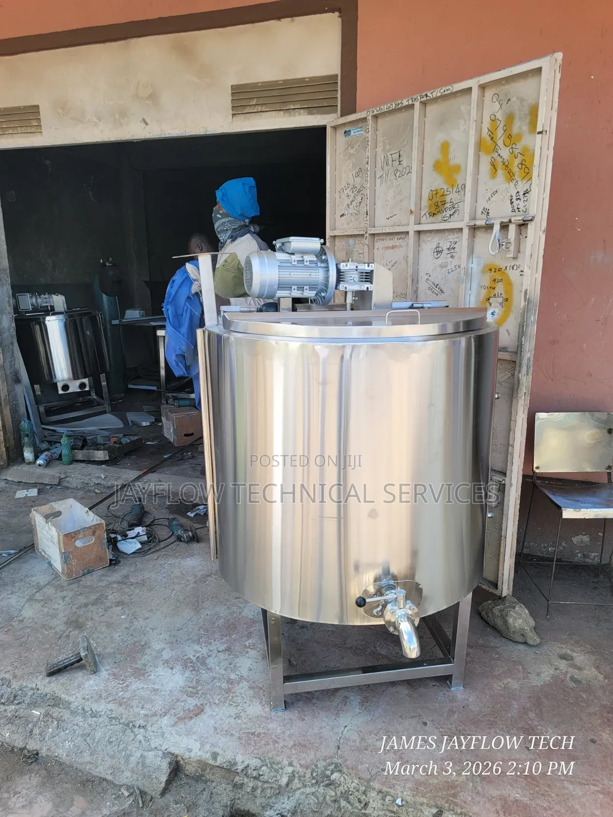 Commercial /Industrial Pasteurizer Machine 500 LTRS