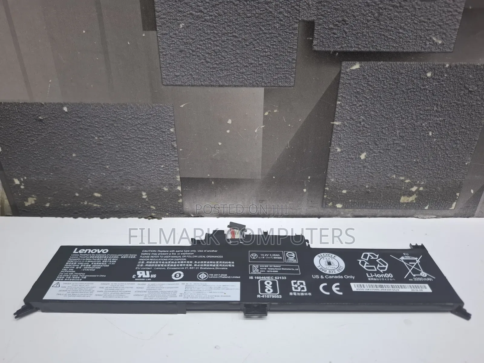 Original Laptop Battery for Lenovo Thinkpad Yoga 260 370 X380 Series