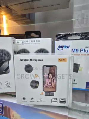 Sx21 Wireless Microphone Kit Anc Noise Reduction Vlog