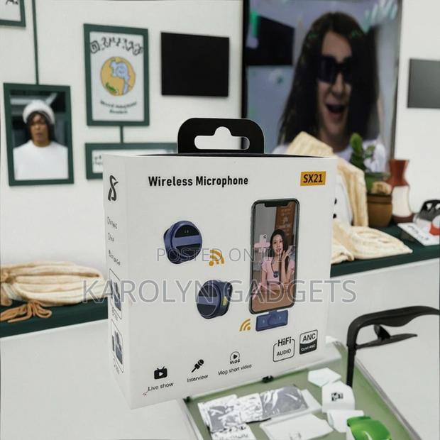 Sx21 Plug Play Wireless Mic Live Streaming Interview
