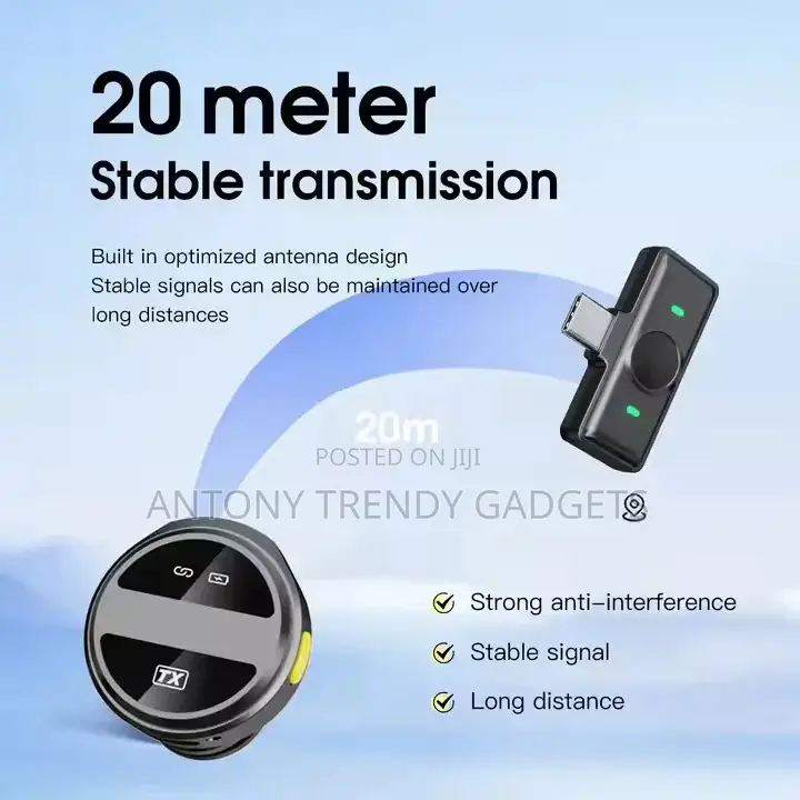 Sx21 Wireless Mic Kit for Live Streaming Content Creation