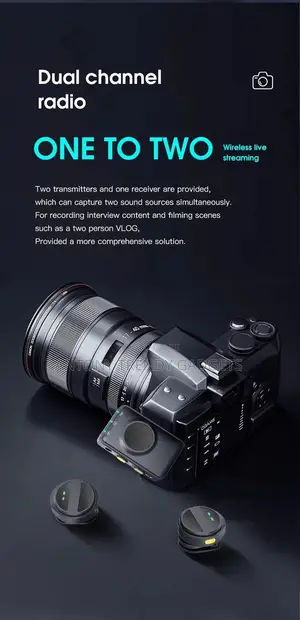 Sx21 Wireless Mic Kit for Live Streaming Content Creation
