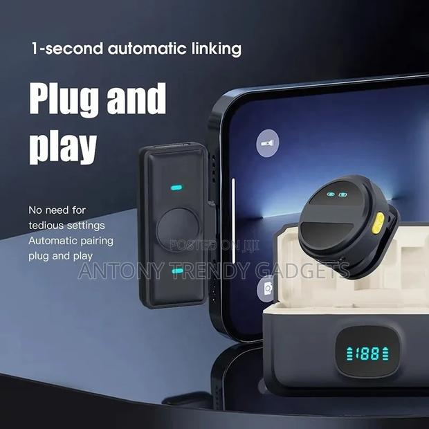 Sx21 Portable Wireless Microphone Anc 20m Recording - thumbnail 2