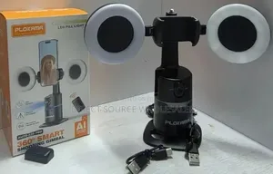 Smart Ai Gimbal 360 Rotation A20 Pro Phone Holder With Led Light