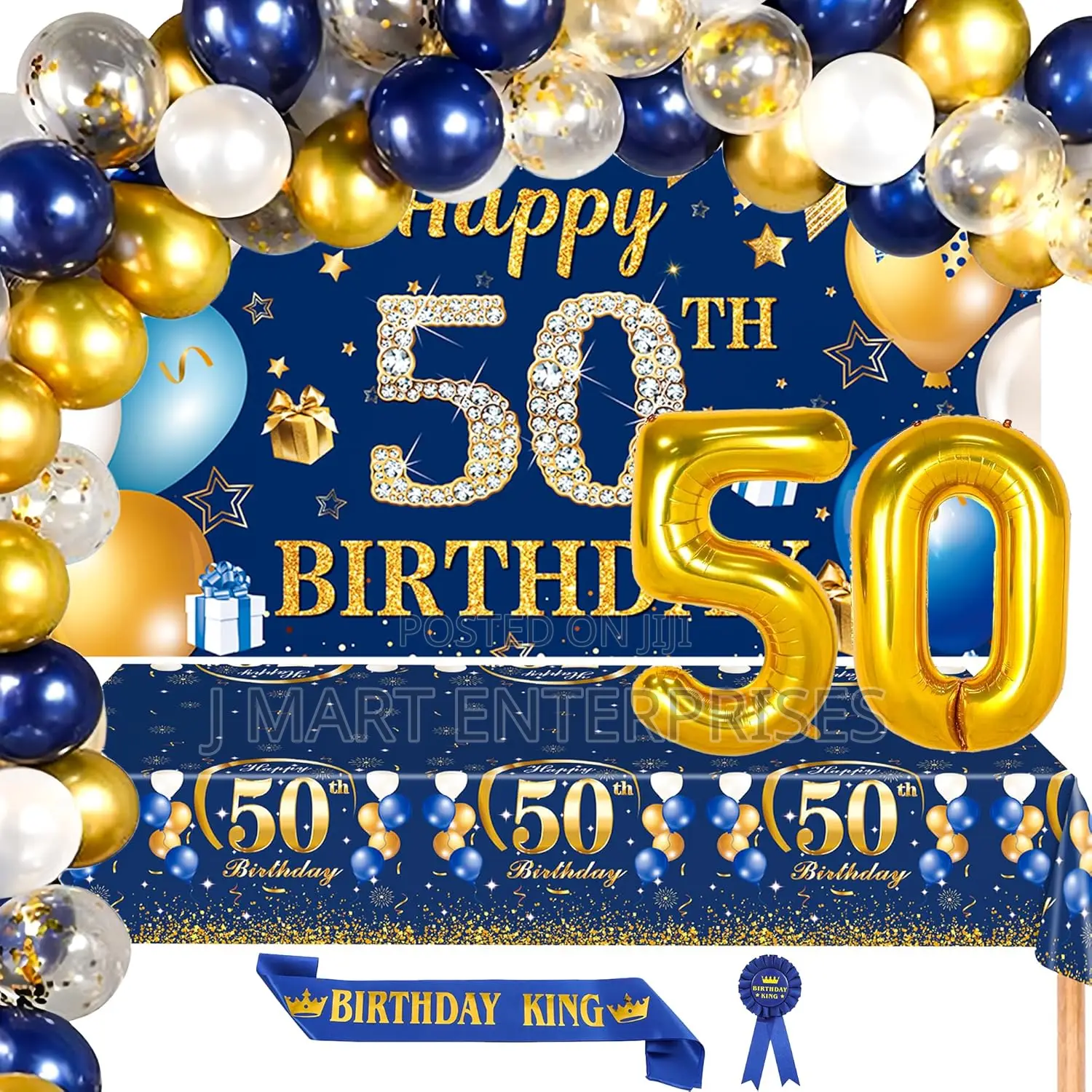 Birthday Decorations for Men and Women – Backdrop,