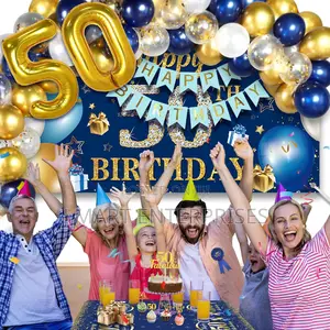 Birthday Decorations for Men and Women – Backdrop,
