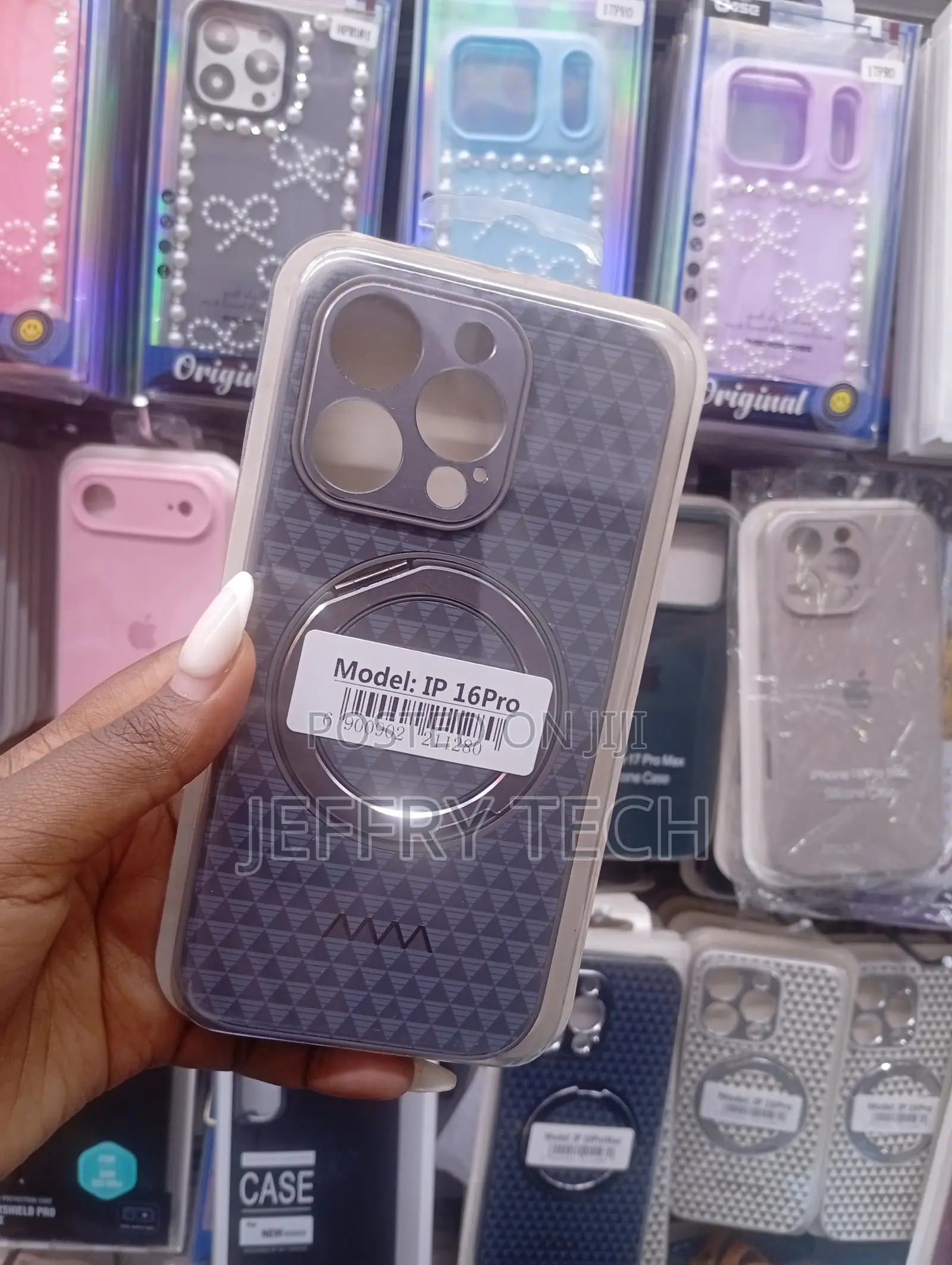 iPhone 16 Pro Blue Protective Case