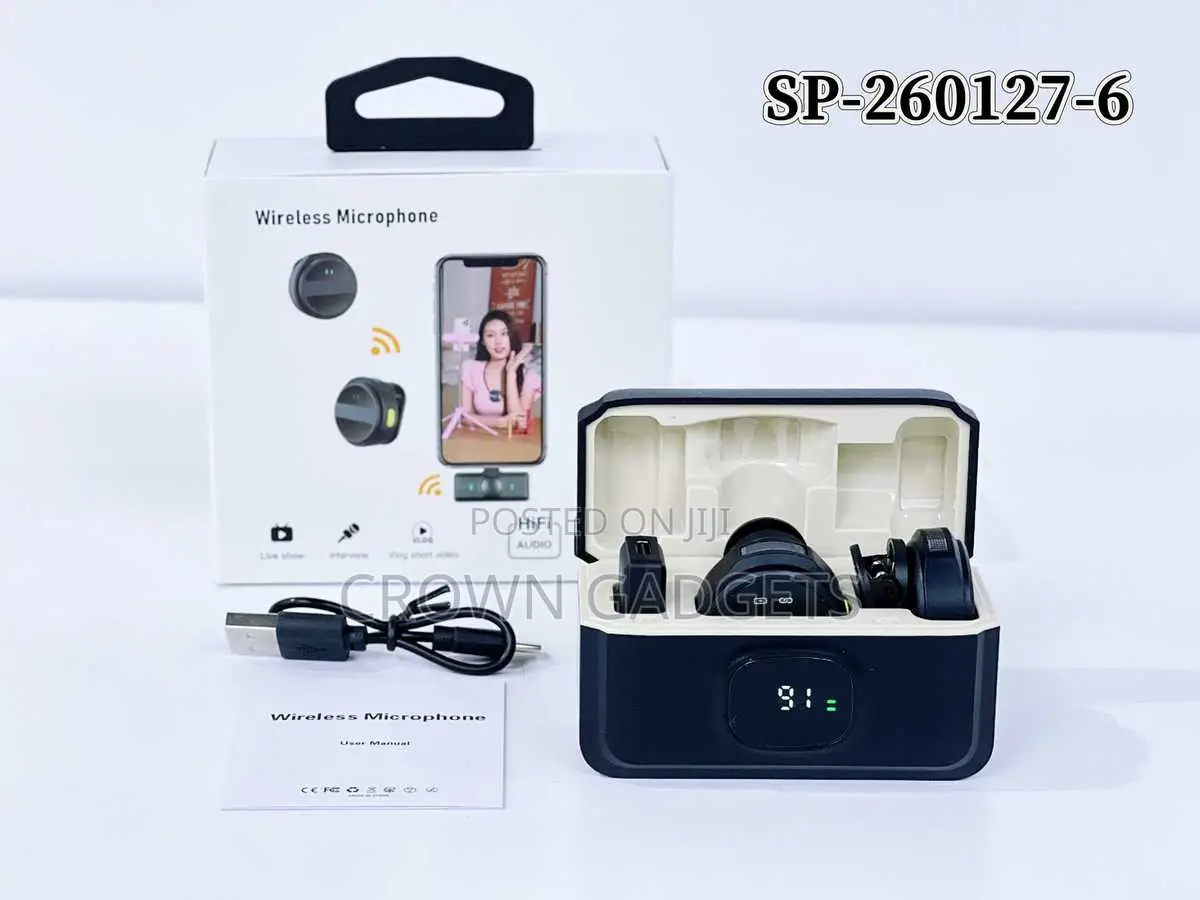 Sx21 Wireless Mic Kit 2.4ghz Anc 20m Vlog Interview